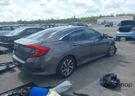 2016 Honda Civic Ex from USA, damaged, VIN 19XFC2F75GE052937